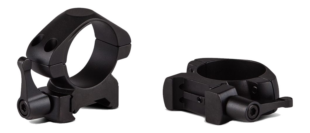 Konus USA 7410 Steel Rings Matte Black 30mm Quick Release Medium 0 MOA