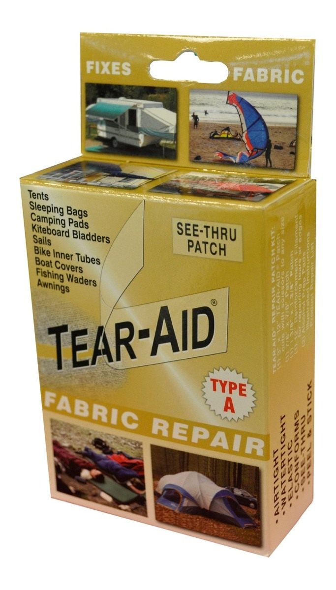 Tear Aid unisex Fabric Repair first kits, (Pack of 1), Pack 1 US