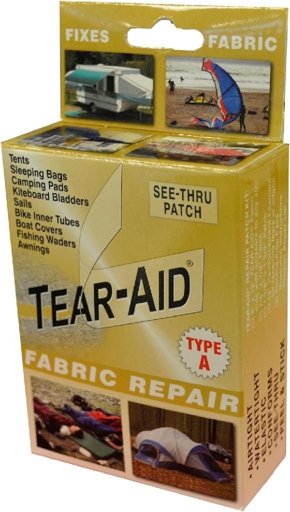 Tear Aid unisex Fabric Repair first kits, (Pack of 1), Pack 1 US view 2