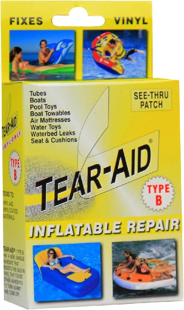 Tear AID Inflatable Repair Kit, Type B Clear Patch for Vinyl and Materials view 2