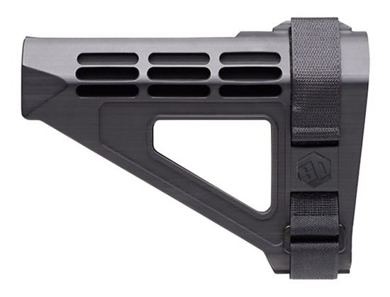 SB Tactical Black Synthetic 7.20in AR-Platform view 2