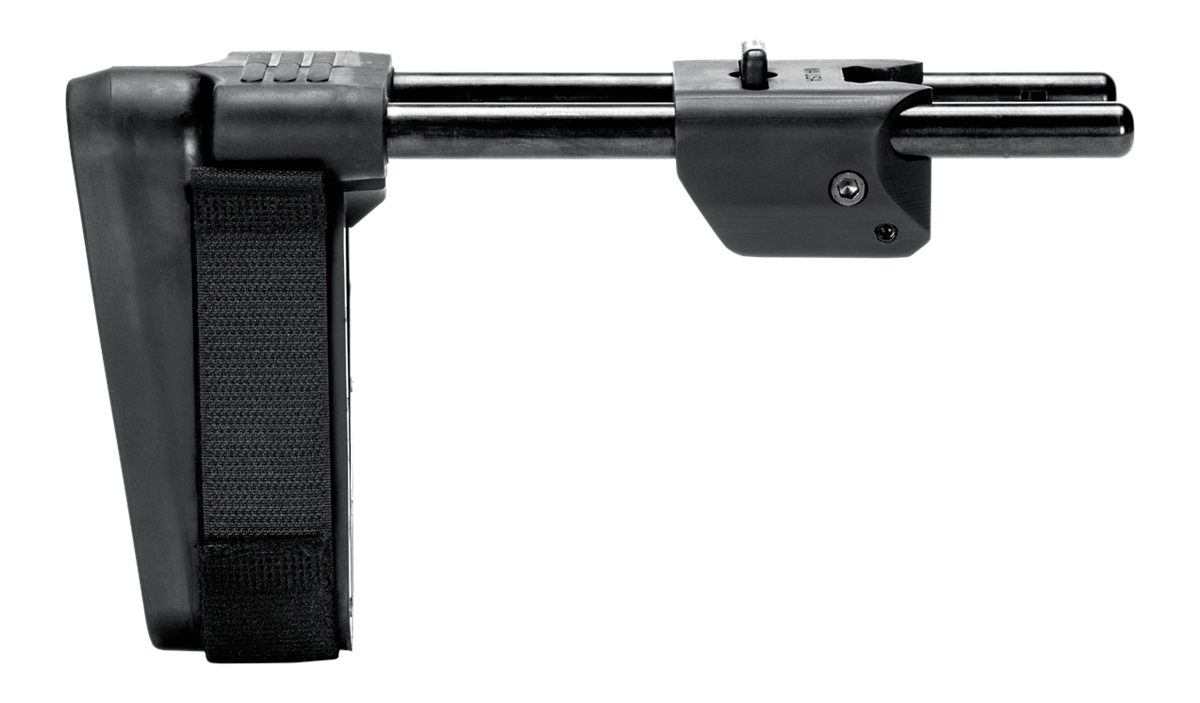 SB Tactical MPX-01-SB PSB Brace 3 Position Black Synthetic with 3.87in-8.25