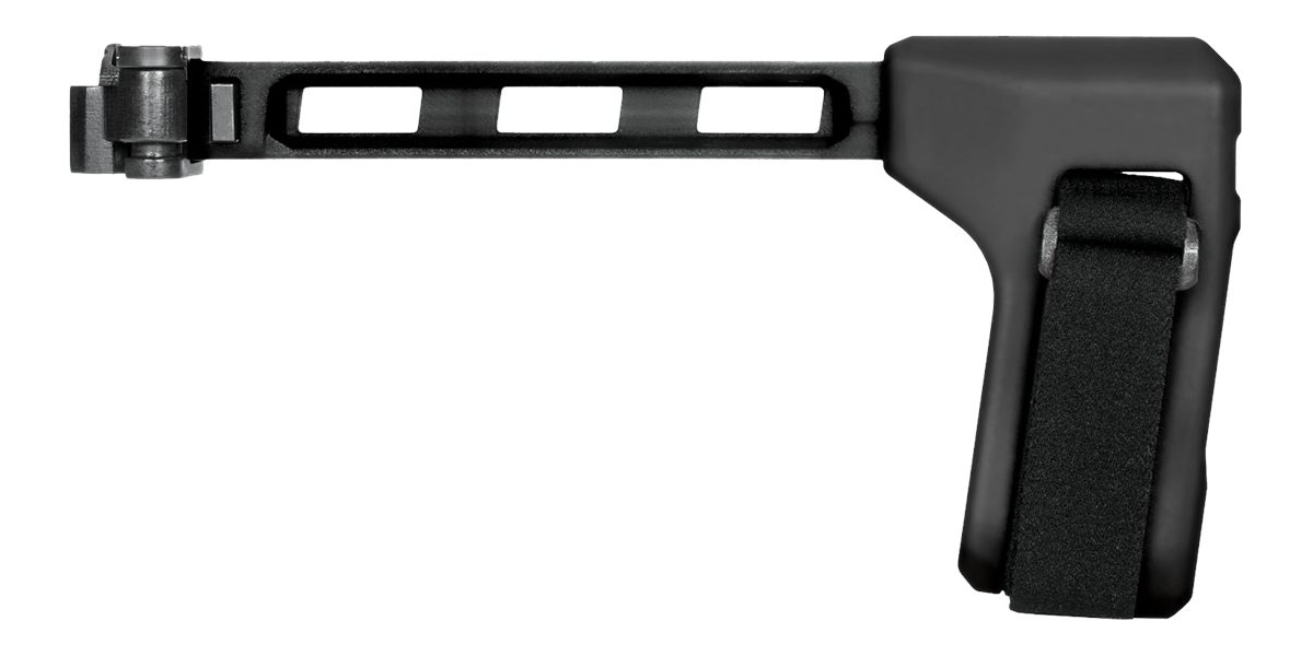 SB Tactical FS1913-01-SB Side Folding Black Synthetic with 9.60in OAL Nylon