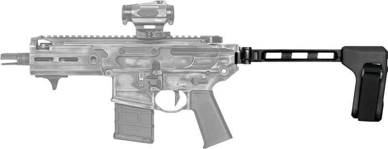 SB Tactical FS1913-01-SB Side Folding Black Synthetic with 9.60in OAL Nylon view 2