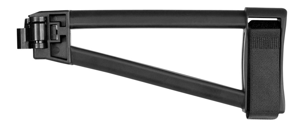 SB Tactical TF191301SB TF 1913 Side Folding Black Synthetic with 9.50" OAL & Nylon Strap for AR-Platform with 1913 Picatinny Rail (Tube Not Included)