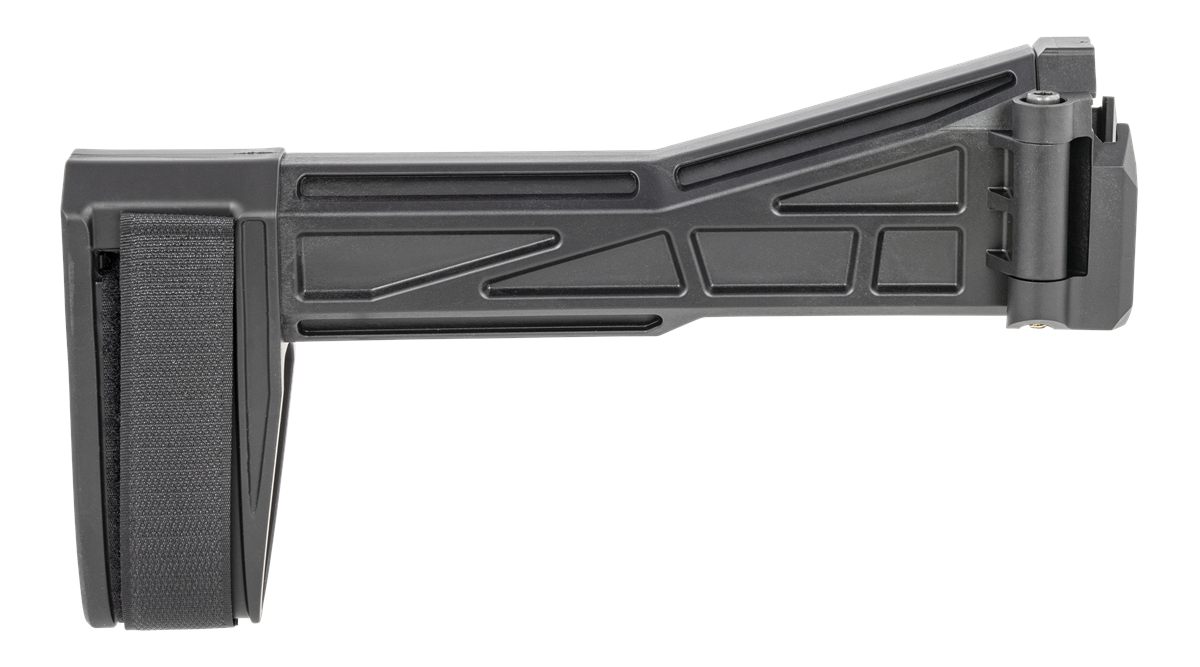 SB Tactical EVO201SB 9.50in OAL Side Folding Black Synthetic for CZ Scorpio