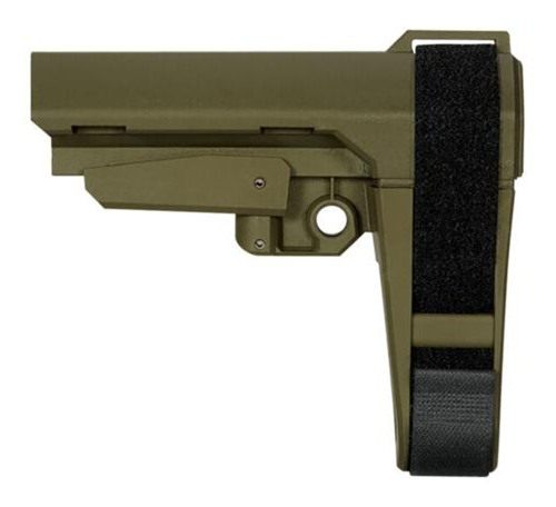 SB Tactical X Synthetic OD Green 5-Position Adjustable for AR-Platform view 2