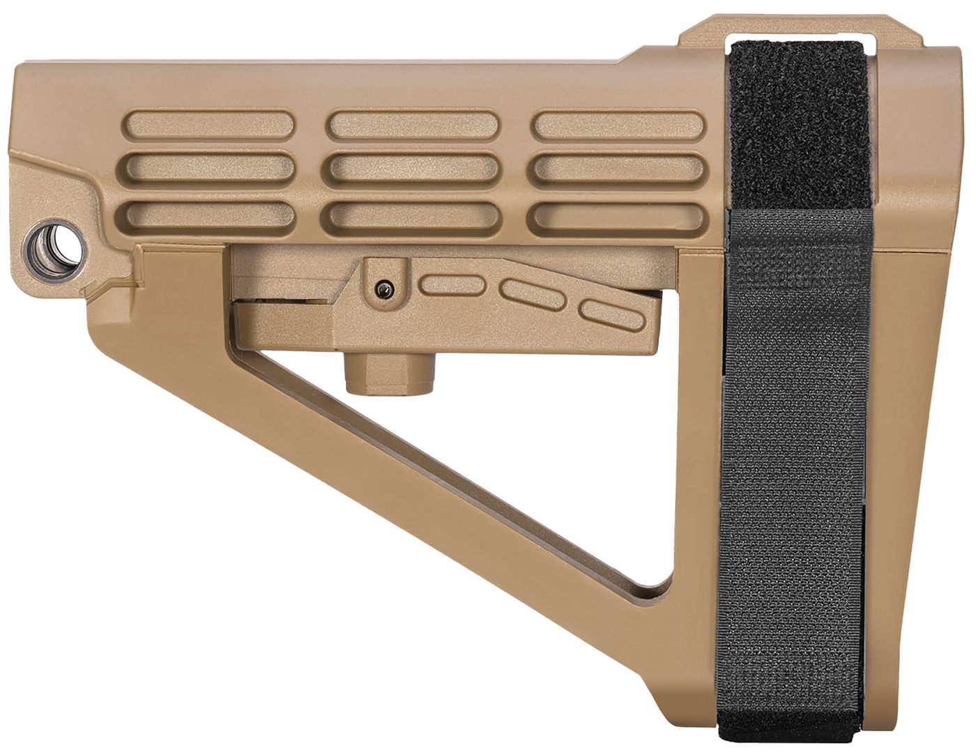 SB Tactical X Synthetic Flat Dark Earth 5-Position Adjustable for AR-Platfo
