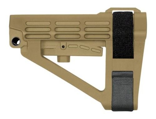 SB Tactical X Synthetic Flat Dark Earth 5-Position Adjustable for AR-Platfo view 2