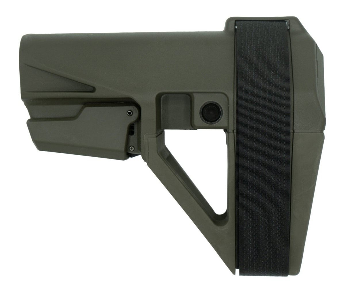 SB Tactical Pistol Stabilizing Brace 5-Position Adjustable for AR-15 OD Gre