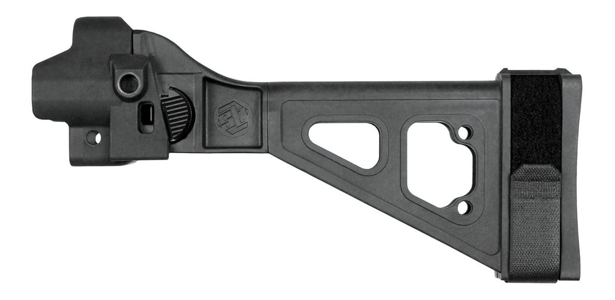SB Tactical HK Brace MP5 Elasto-Polymer Black 10.2in L x 1.25in W