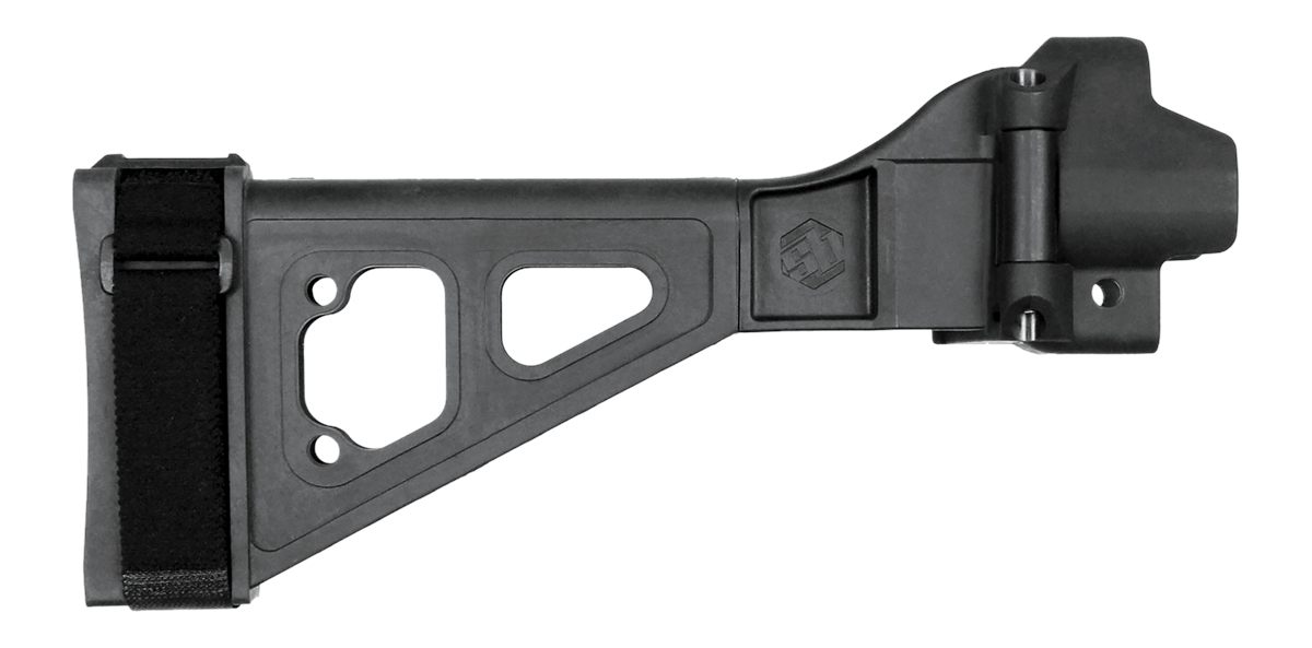 SB Tactical Side Folding Brace for HK MP5 Black