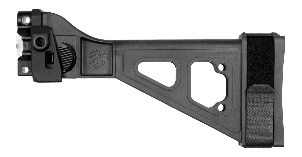 SB Tactical Pistol Stabilizing Brace for HK MP5K Black view 2