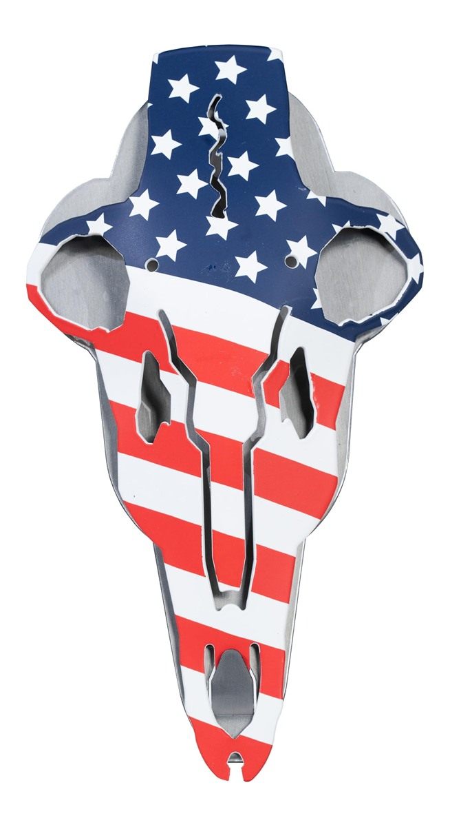 Do All Outdoors ABAM5 American Iron Buck Antler Mount, Red/White/Blue, 15.7 view 2