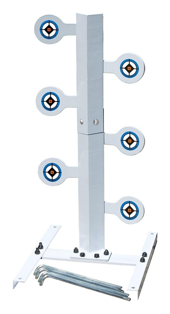 Do All Outdoors Range Ready .22 Dueling Tree w/Tension Lock Technology, Whi