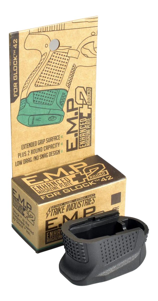 Strike Industries EMPG42B Enhanced Magazine Plate made of Polymer with Blac