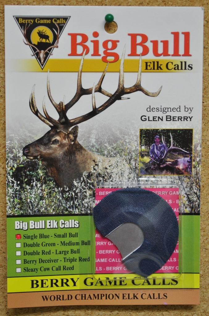 The Berry Big Bull Elk Call Single Blue - Small BL1