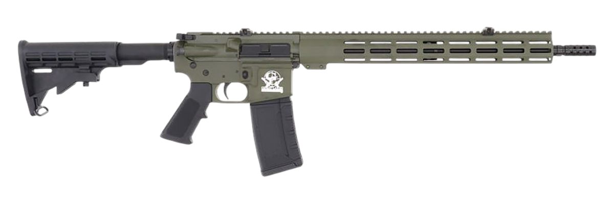 Great Lakes Firearms Ammo GL15223ODG AR-15 223 Wylde 30+1 16in Black Nitrid