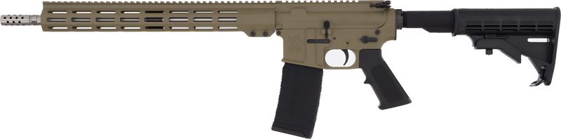 Great Lakes Firearms Ammo Glfa AR15 Rifle 223 Wylde 16in S/S BBL Flat Dark