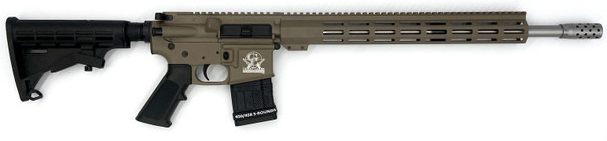 Great Lakes Firearms Ammo Glfa AR15 450 Bushmaster 18in S/S BBL Flat Dark E view 3