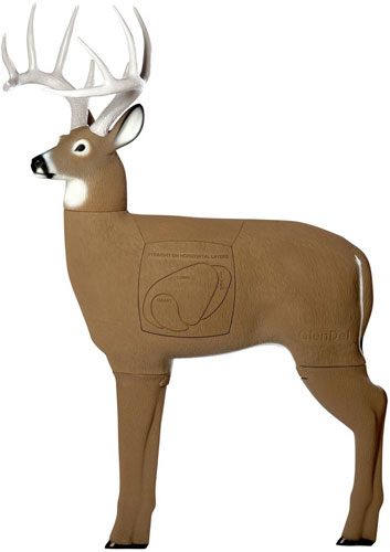 GlenDel Targets 3D Crossbow Buck with 4-sided Insert - Size