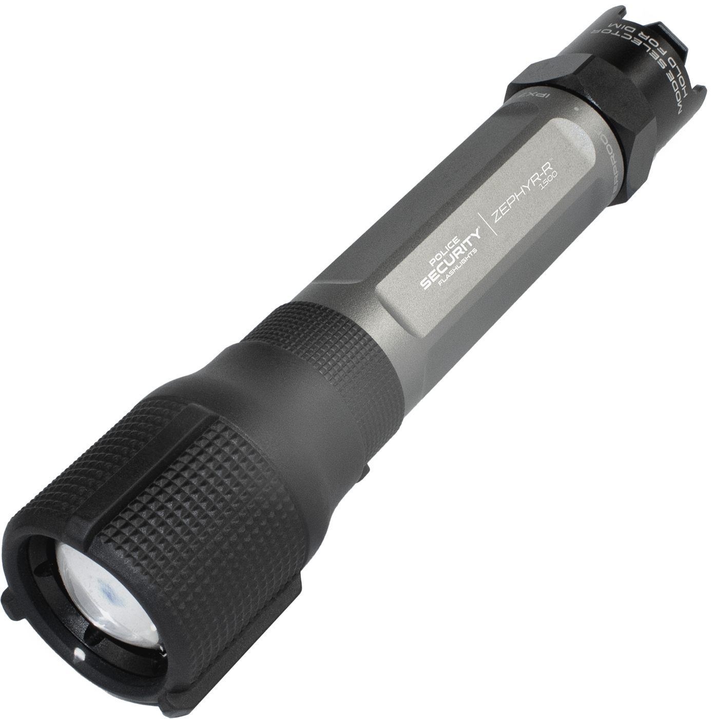 Police SEC Flashlights Lb Marketing 97713 Zephyr-R Gray 450/1,500 Lumens Wh