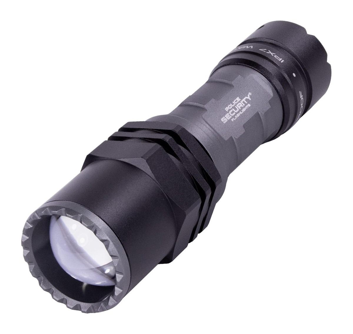 Police Security Long Throw Flashlight, 400 Lumen 1/4 Mile (410M) Beam Dista view 2