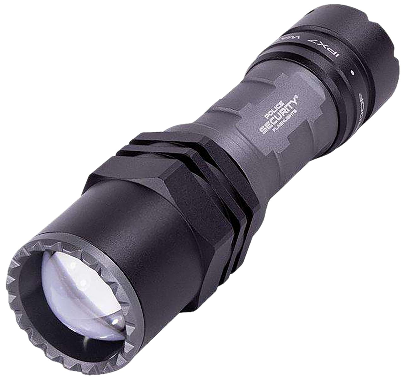 Police SEC Flashlights Lb Marketing 97818 Long Throw Black 400 Lumens