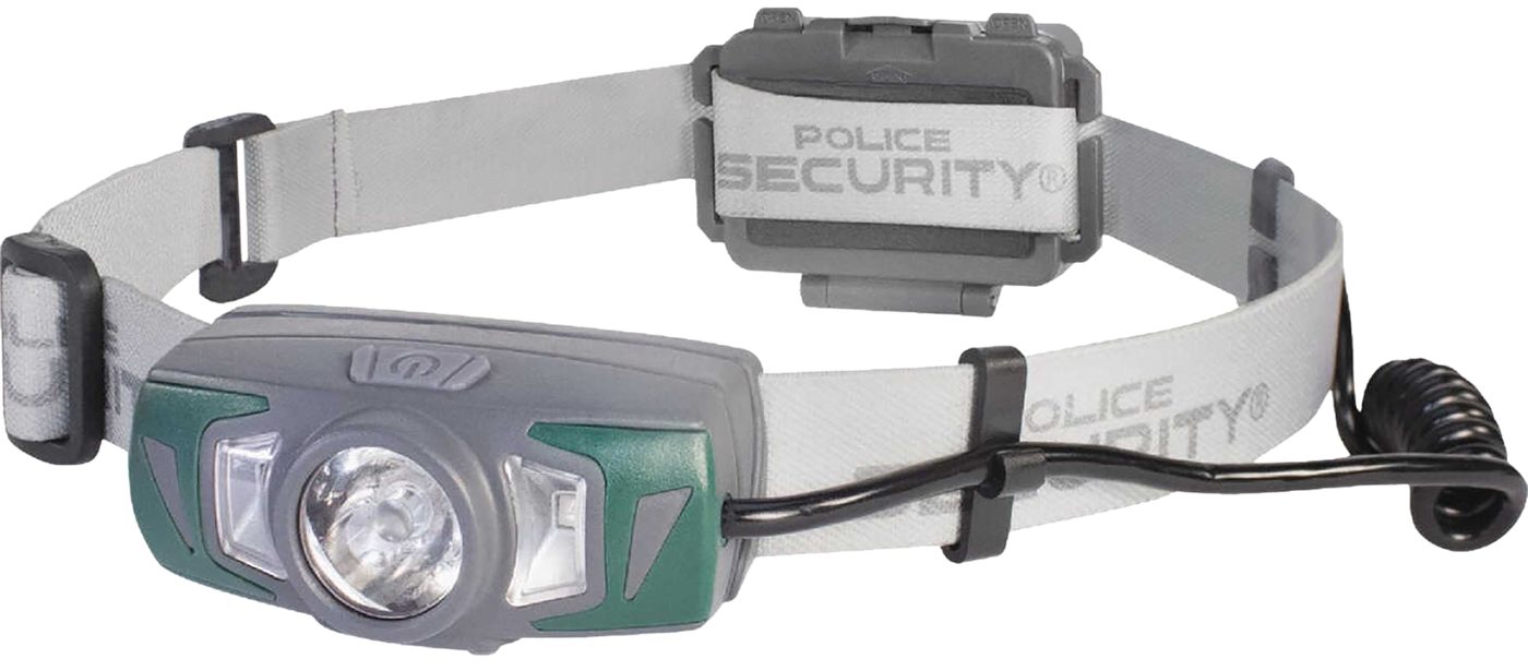 LB Marketing Police Security Flashlights Ryder Headlamp 500 Lumens Black