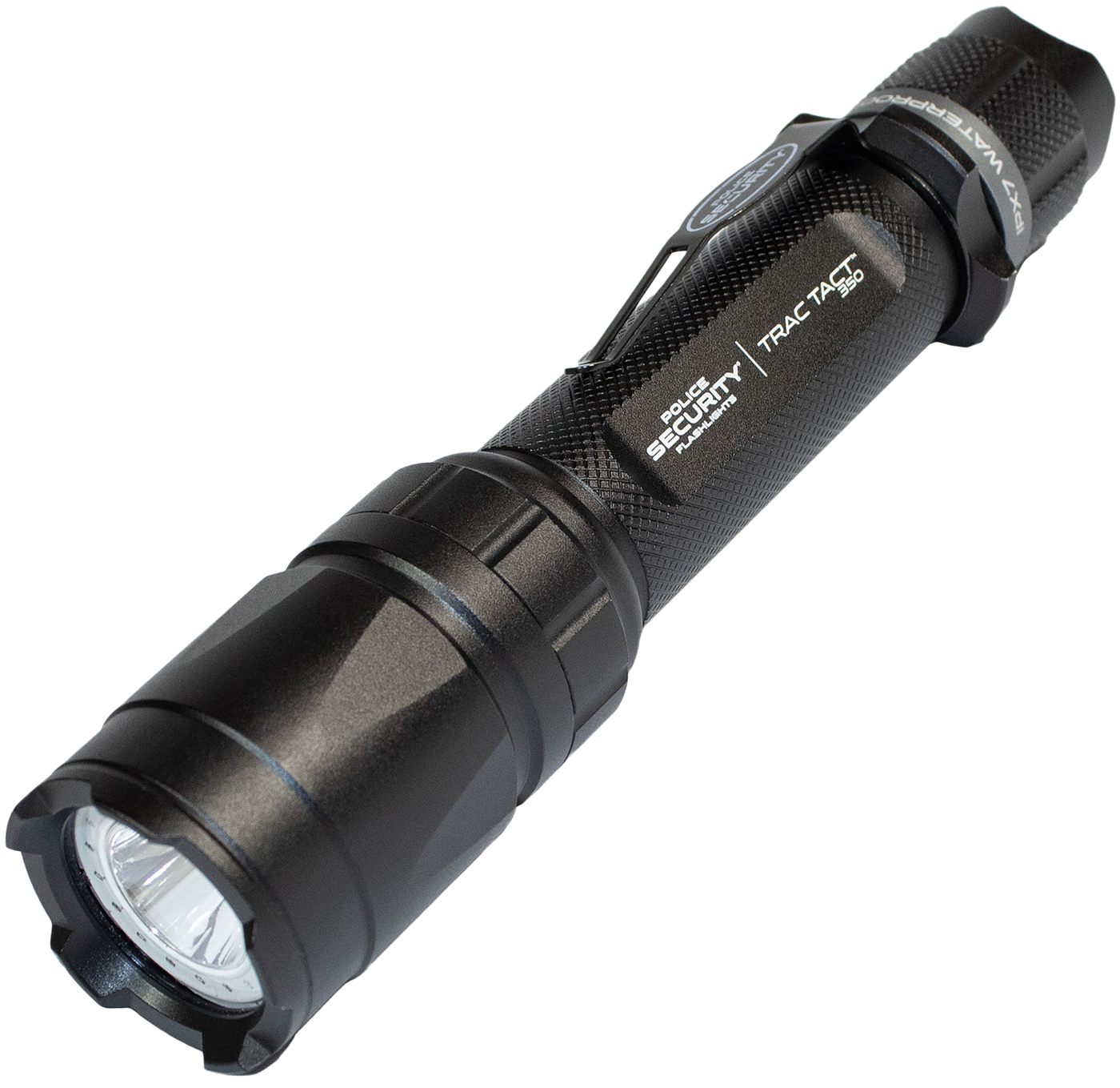 LB Marketing Police Security Flashlights Trac Tact LED 350 Lumens Black