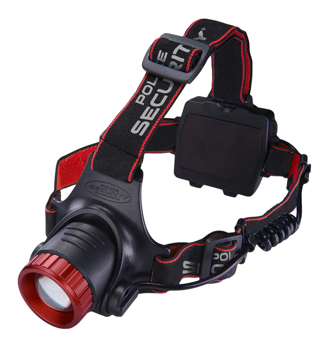 Police Security Lookout Headlamp - 1000 Lumens - Water Resistant - Pivoting