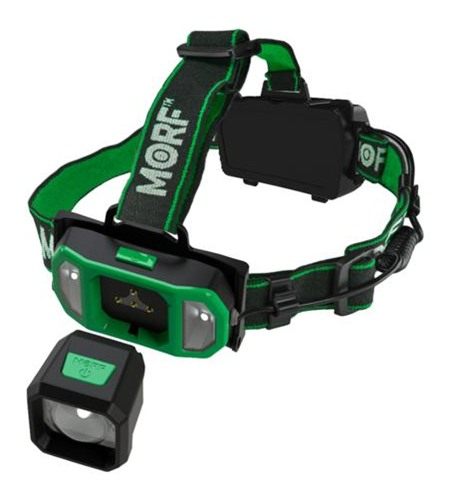Police Security Flashlights MORF R700 Headlamp 700 Lumens Green view 3
