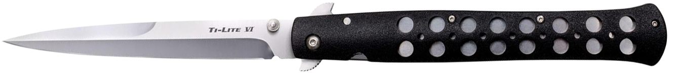 Cold Steel CS26SXP Ti-Lite 6in Folding Spear Point Plain AUS-8A SS Blade/Bl