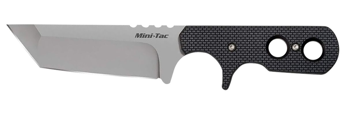 Cold Steel 49HTF Tac Mini 3.75in Fixed Plain Tanto Japanese AUS-8A SS Blade