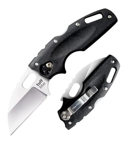 Cold Steel Tuff Lite 2.5in AUS8A Sheepsfoot Razor-Sharp Plain Blade 3.5in G view 2