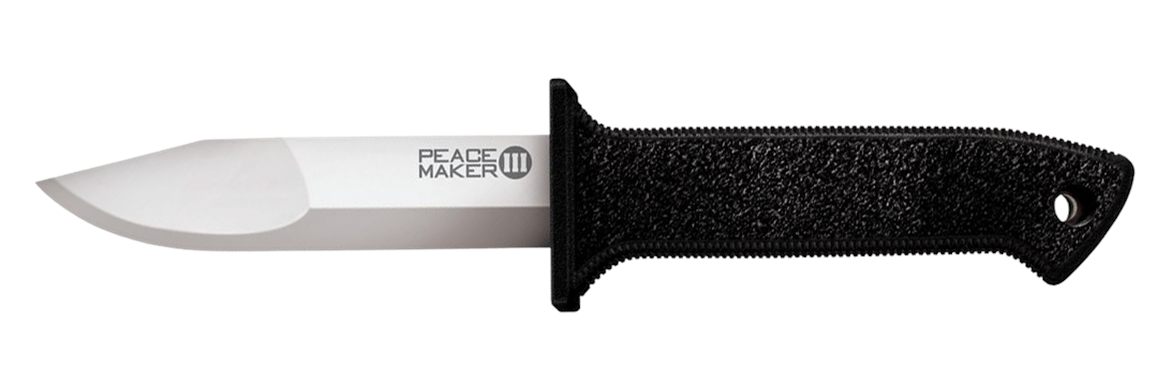 Cold Steel Peace Maker III 4in Plain Edge Boot Knife W/Sheath