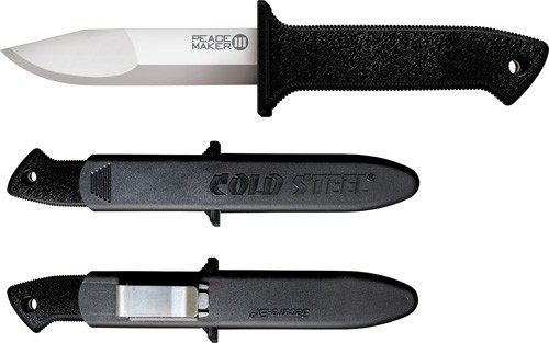 Cold Steel Peace Maker III 4in Plain Edge Boot Knife W/Sheath view 3