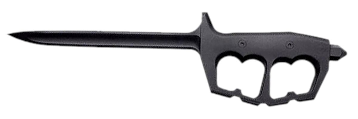 Cold Steel CS92FNTST FGX Chaos 8in Fixed Griv-Ex Plain Black 6in Blade, Han