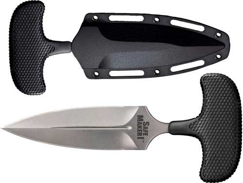 Cold Steel CS12DBST Safe Maker I 4.50in Fixed Spear Point Plain Stone Washe view 2