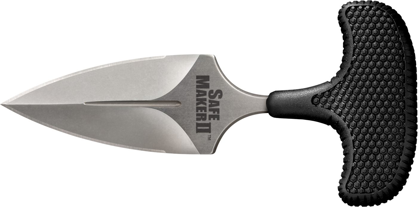 Cold Steel CS12DCST Safe Maker II 3.25in Fixed Spear Point Plain Stone Wash
