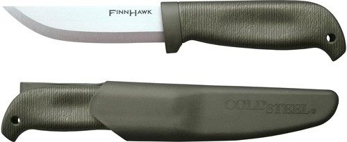 Cold Steel CS-20NPK Finn Hawk 4in Fixed Plain Cryo 4116 SS Blade/OD Green T view 2