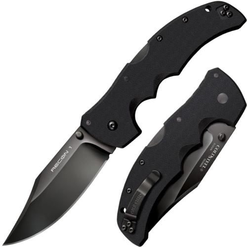 Cold Steel CS27BC Recon 1 4in Folding Clip Point Plain DLC Coated American view 2