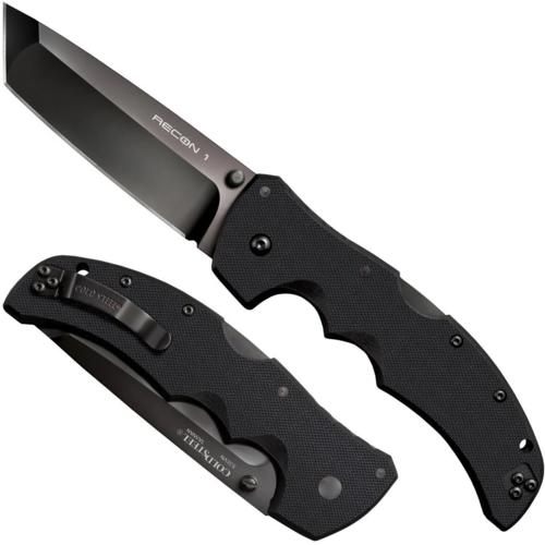 Cold Steel CS27BT Recon 1 4in Folding Tanto Plain DLC Coated American S35VN view 2