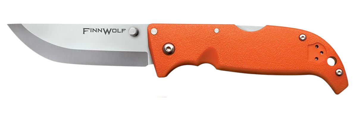 Cold Steel CS20NPJ Finn Wolf 3.50in Folding Straight Back Plain Satin Polis