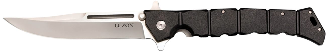 Cold Steel CS20NQX Luzon Large 6in Folding Plain 8 Cr13 MoV SS Blade/Black