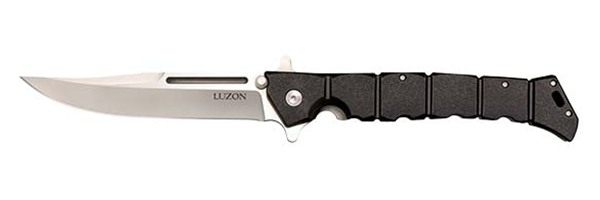 Cold Steel CS20NQX Luzon Large 6in Folding Plain 8 Cr13 MoV SS Blade/Black view 2