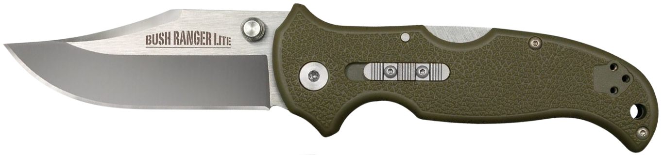 Cold Steel CS21A Bushnell Ranger Lite 3.50in Folding Clip Point Plain 8 Cr1