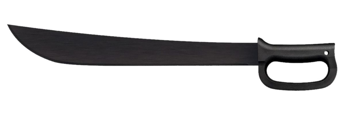 Cold Steel CS97AD18S Latin D-Guard Black Matte Baked-On Anti Rust 65 Mn Car