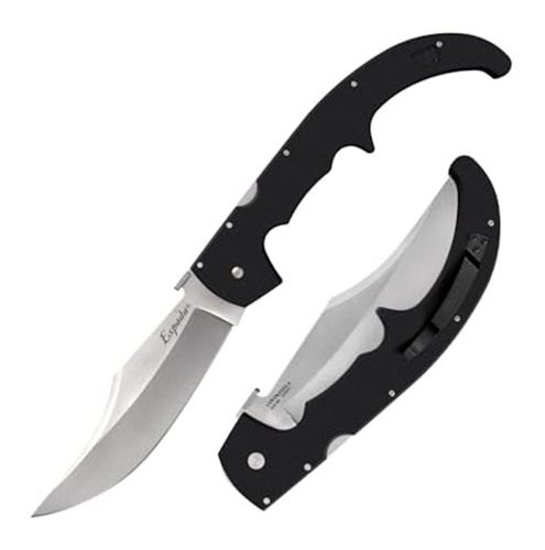 Cold Steel G-10 Folding Knife, X-Large Espada, 7 1/2in stonewashed Blade, A view 2