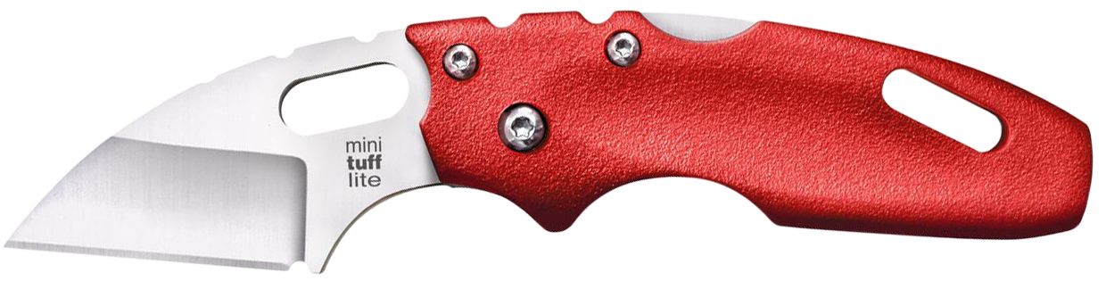 Cold Steel Mini Tuff Lite 2in 4034SS Sheepsfoot Razor-Sharp Blade 3in Griv